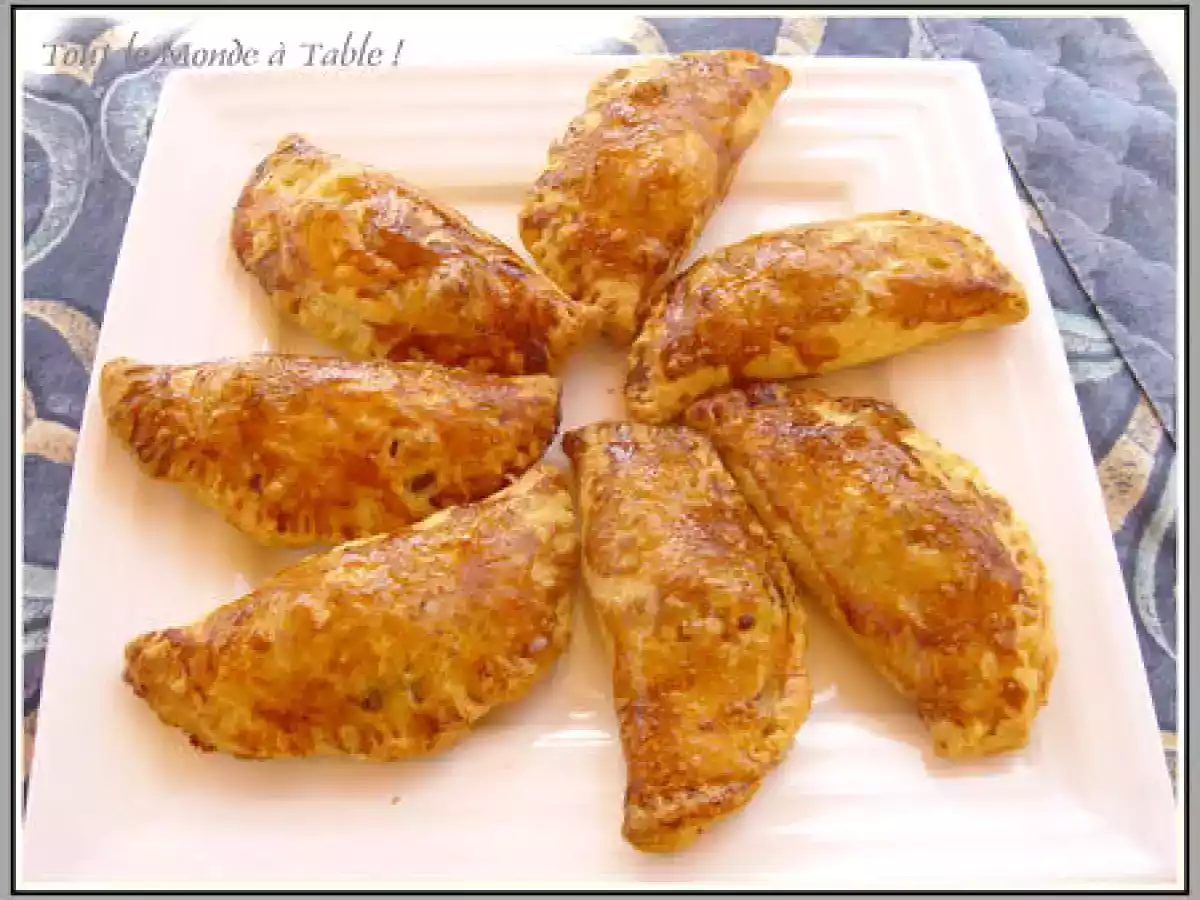 Chaussons poire, amande, chocolat - photo 3