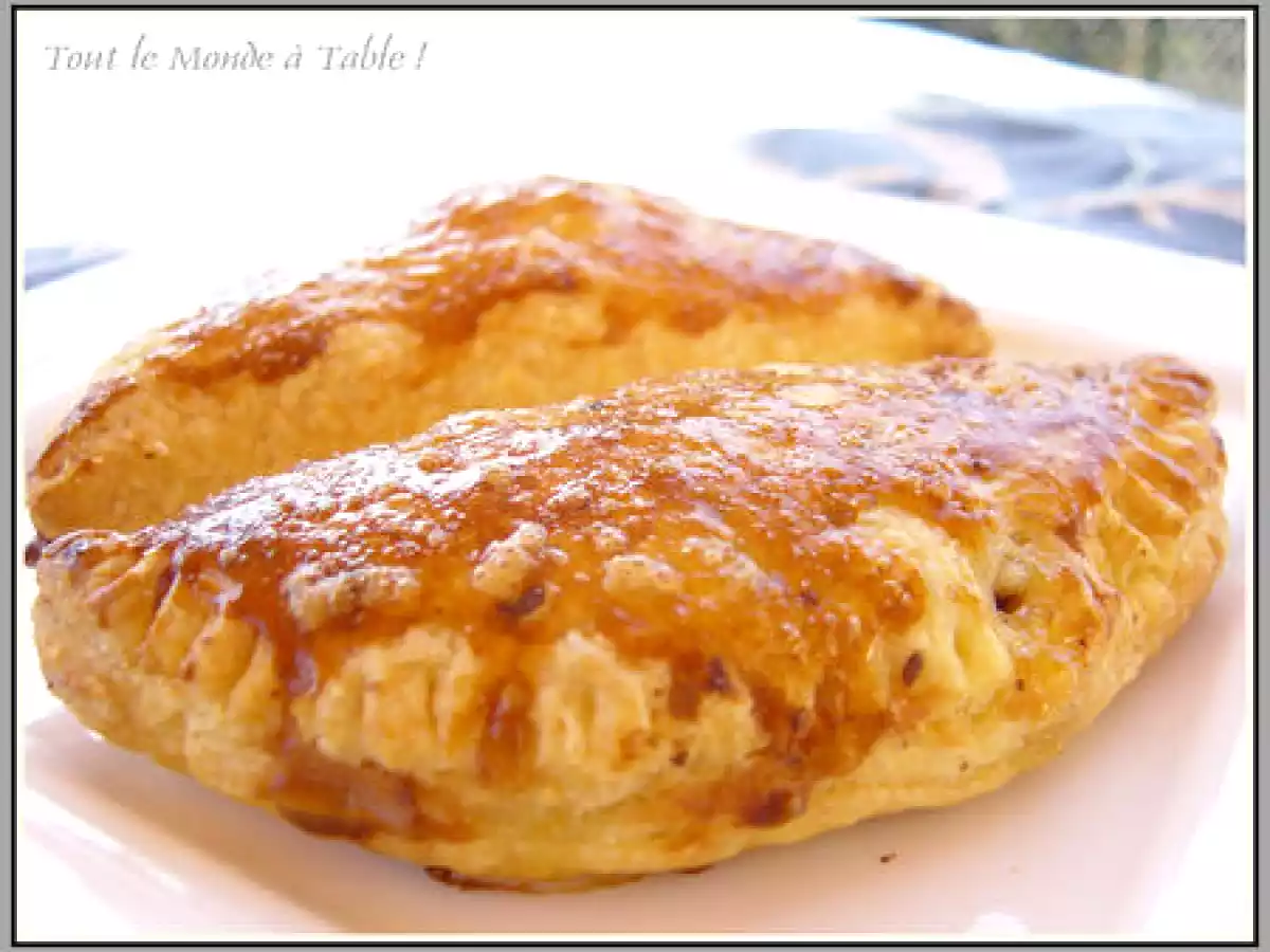 Chaussons poire, amande, chocolat - photo 4