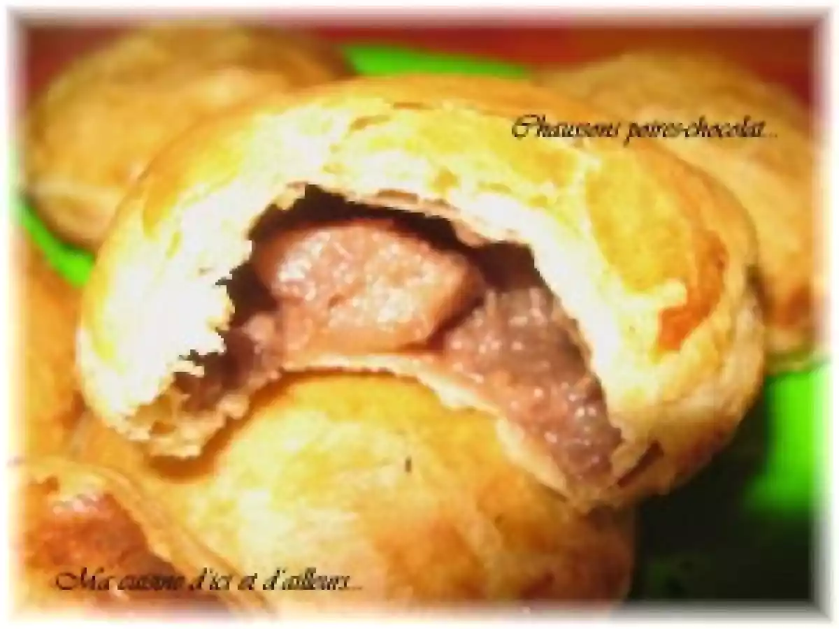 Chaussons poire-chocolat