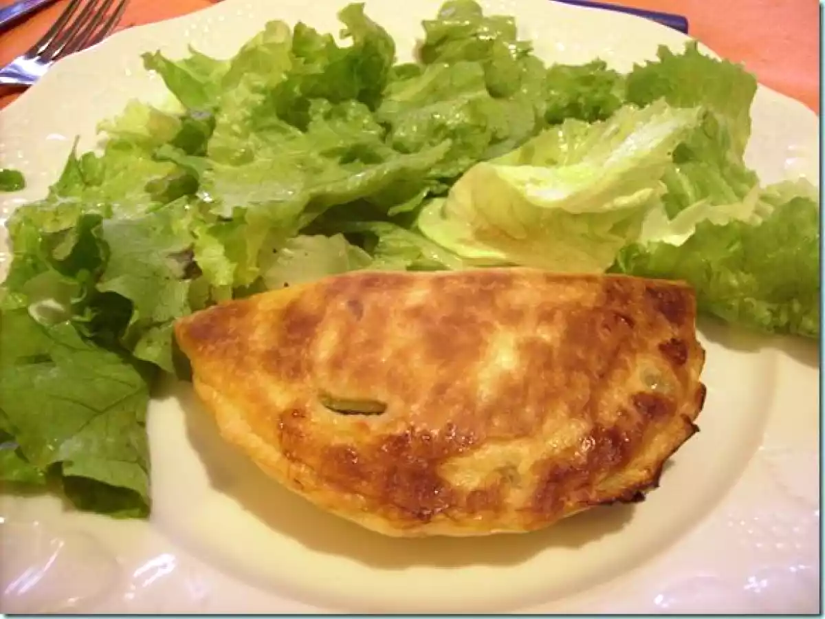 Chaussons (réussis!) aux courgettes et au chèvre