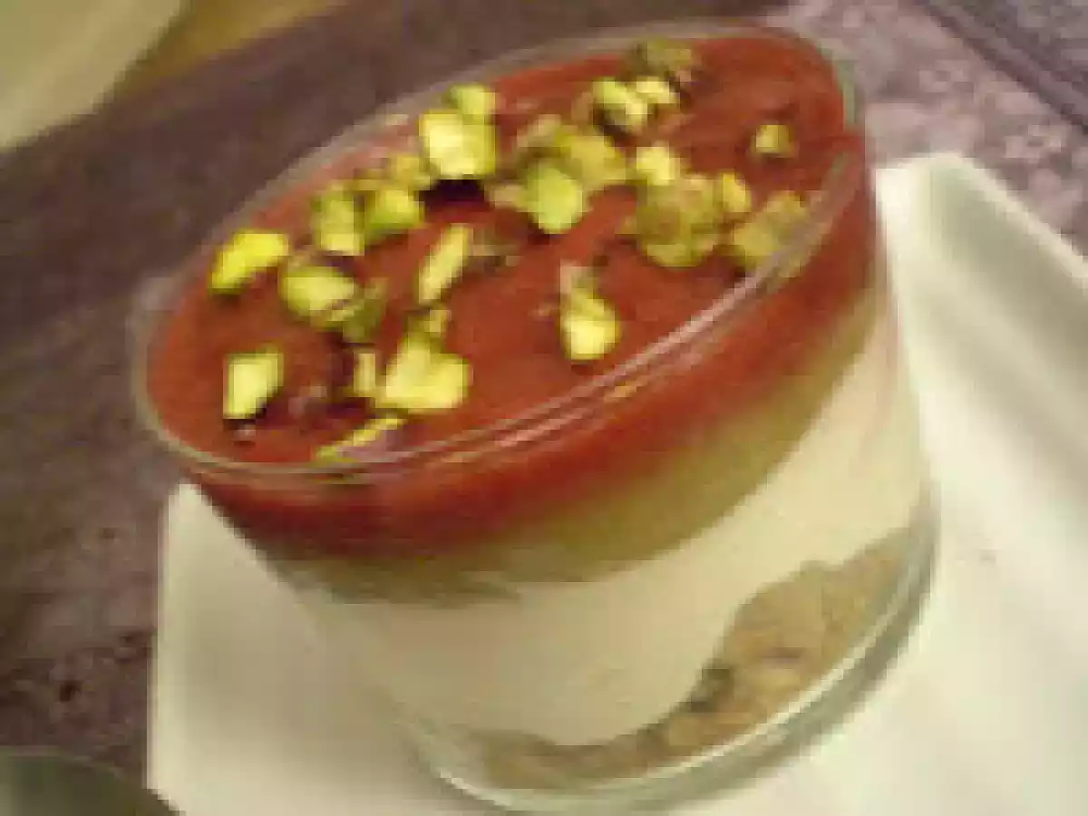 Cheese-cake Primavera version verrine: Rhubarbe et framboise - photo 3