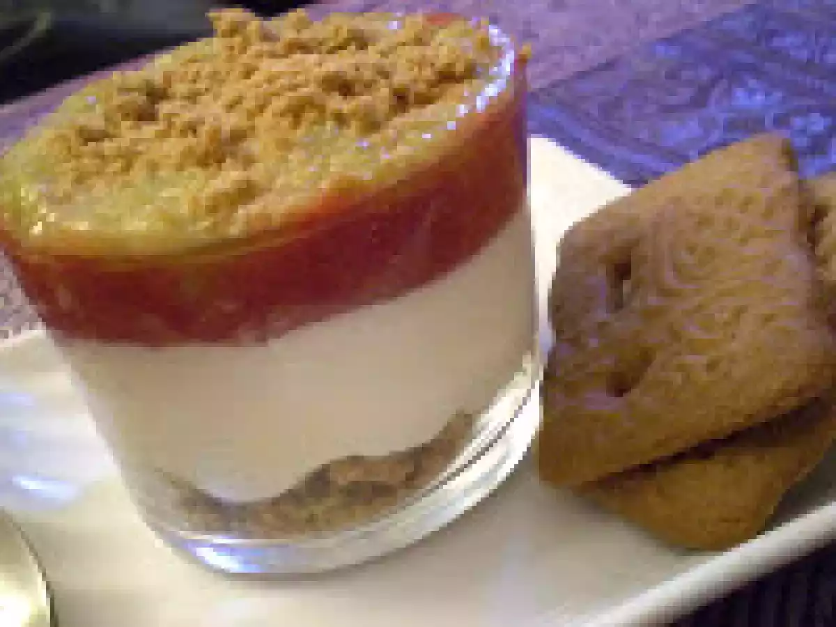 Cheese-cake Primavera version verrine: Rhubarbe et framboise - photo 4