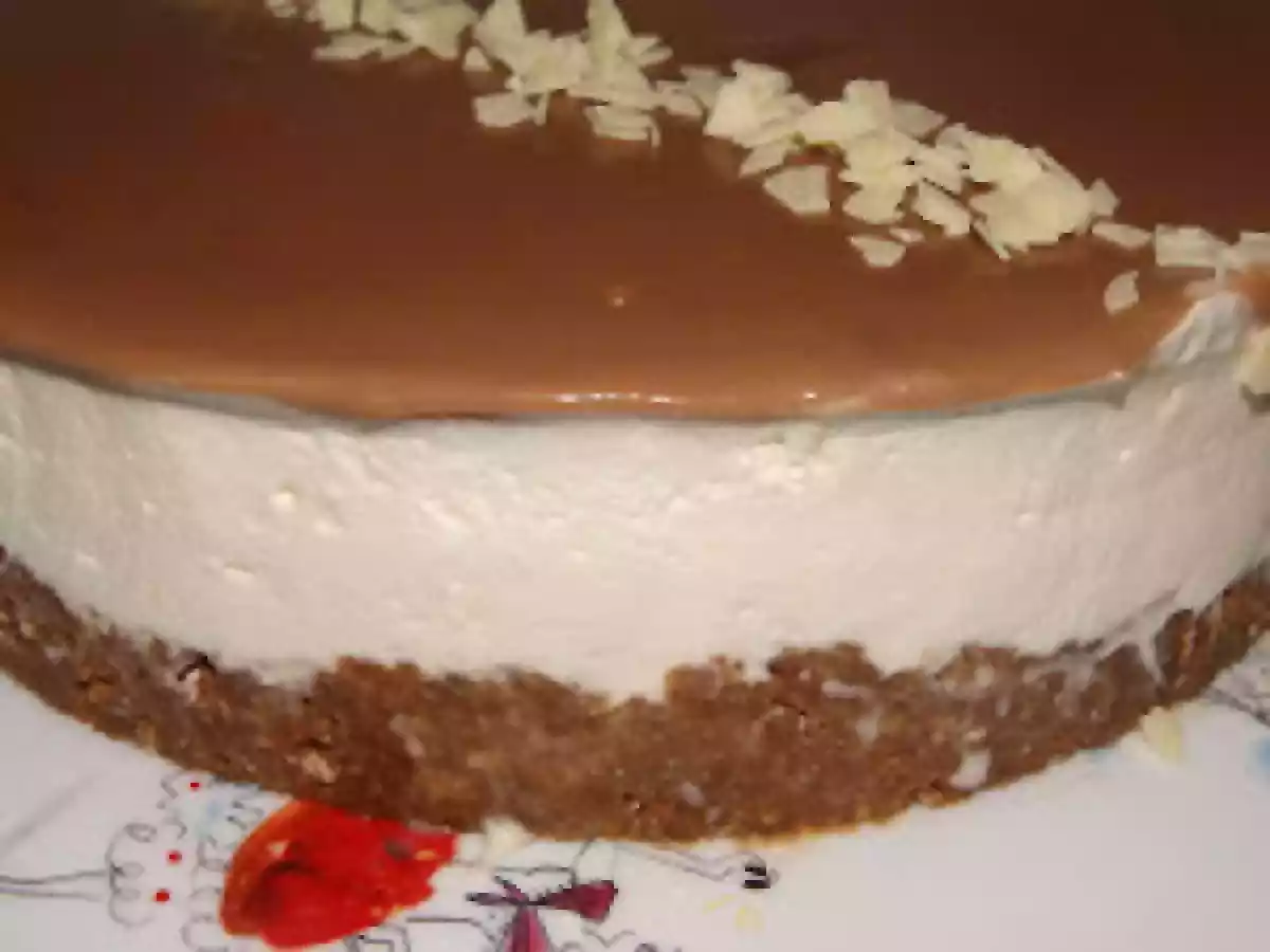 CHEESE CAKE SANS CUISSON AU CARAMEL ET SPECULOOS - photo 3