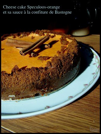 Cheese Cake Speculoos Orange Avec Sa Sauce Aux Bastogne Recette Ptitchef