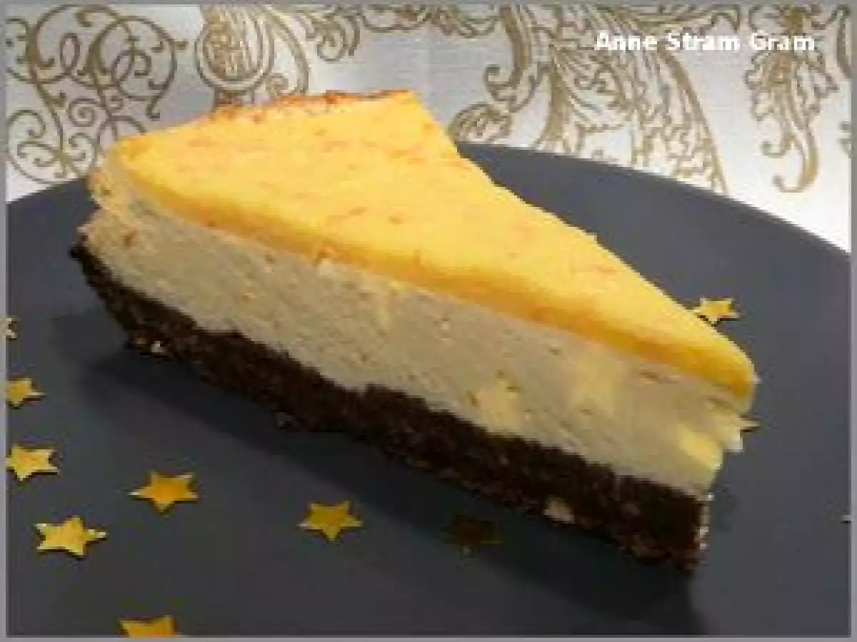 Cheesecake à l'orange et au chocolat