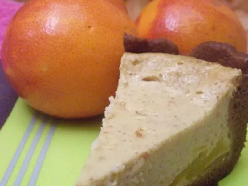 Cheesecake à l'orange sanguine et à la mangue, photo 1