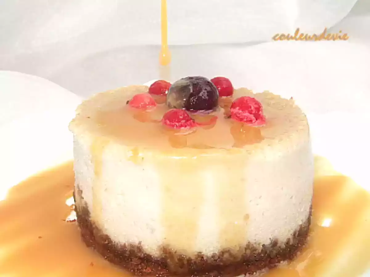 Cheesecake à la banane sauce caramel au lait de coco-rhum - photo 2
