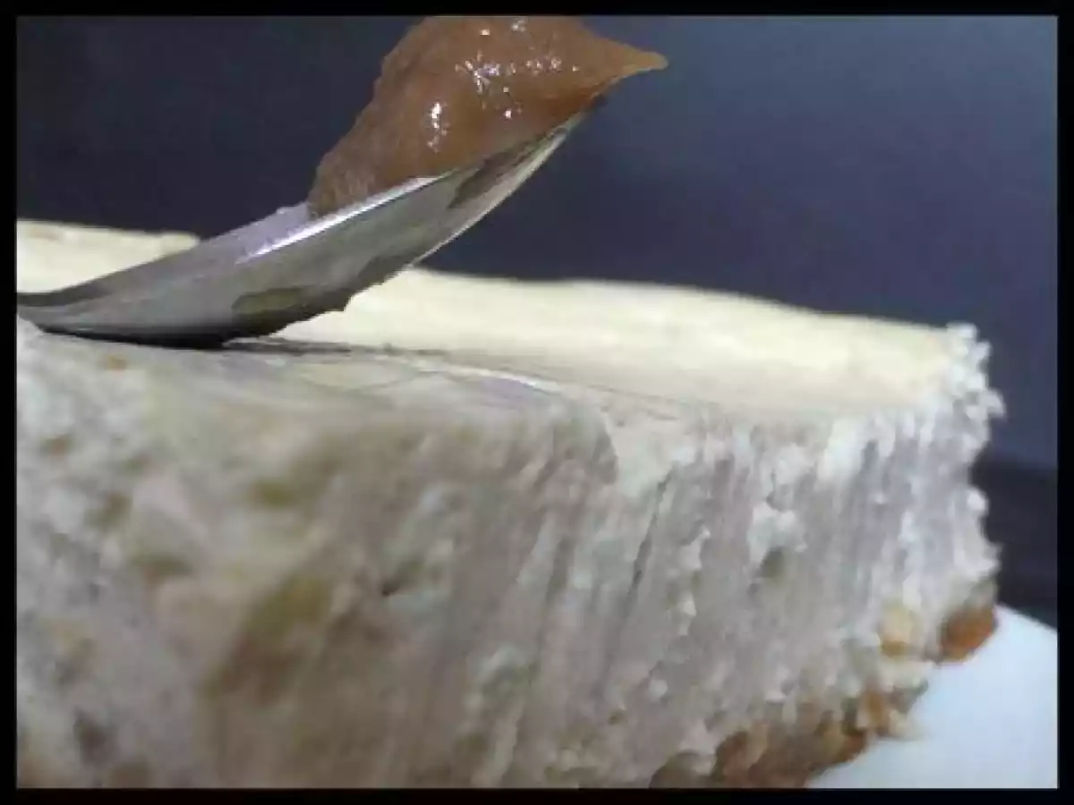 Cheesecake à la confiture de châtaigne