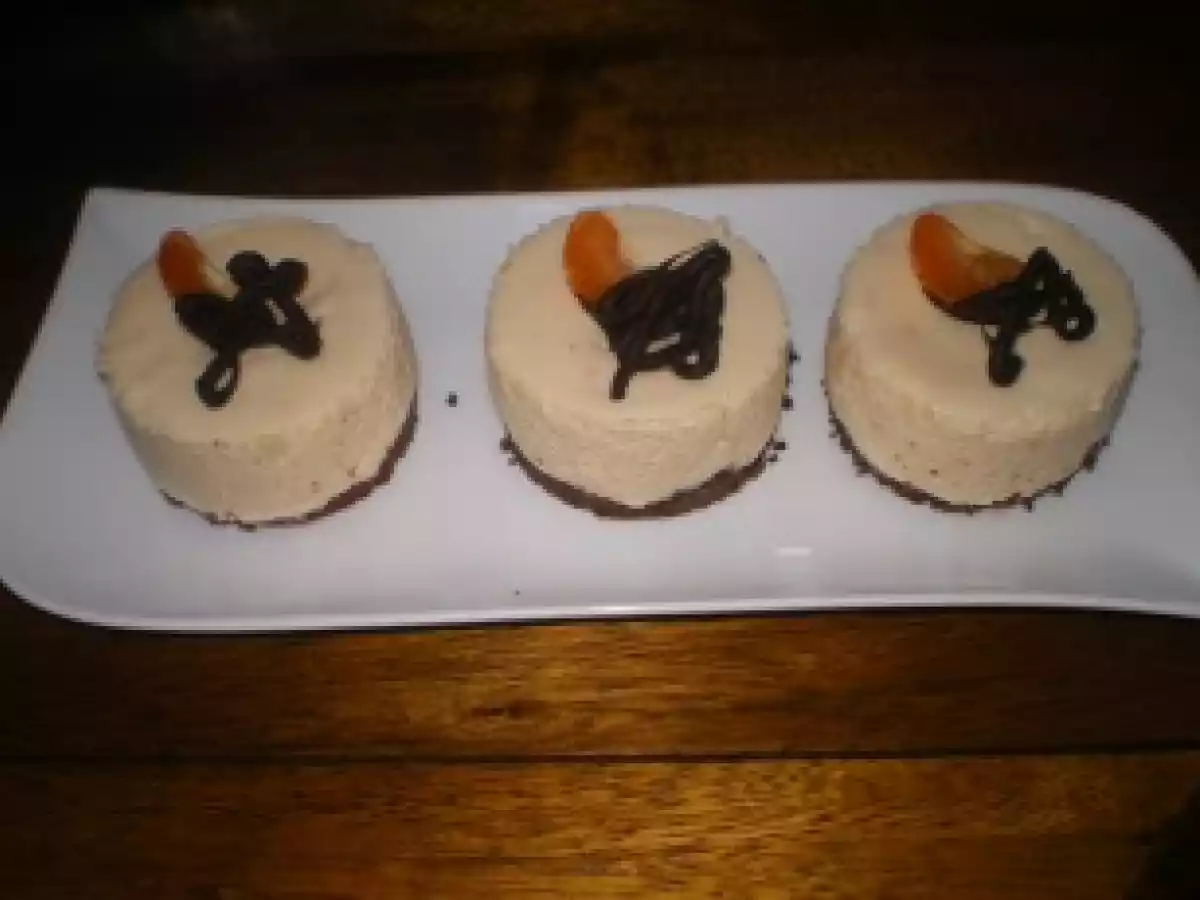 CHEESECAKE A LA MANDARINE ET AU CHOCOLAT