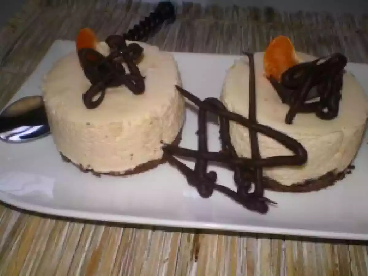 CHEESECAKE A LA MANDARINE ET AU CHOCOLAT - photo 2