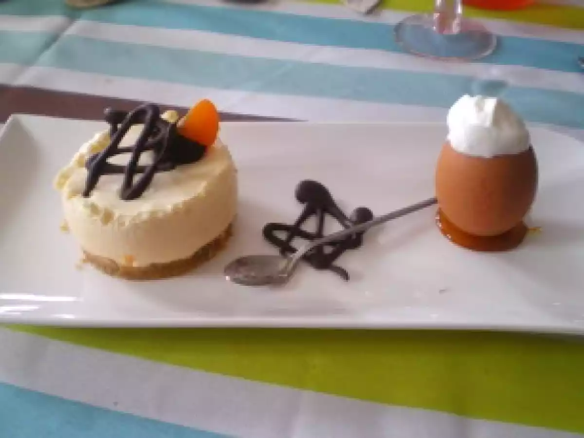 CHEESECAKE A LA MANDARINE ET AU CHOCOLAT - photo 3