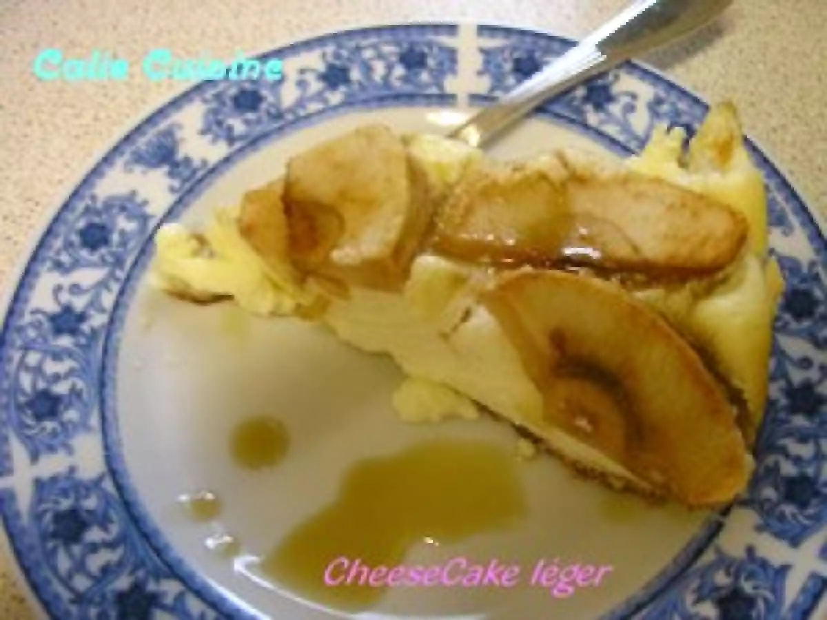 CheeseCake allégée aux pommes