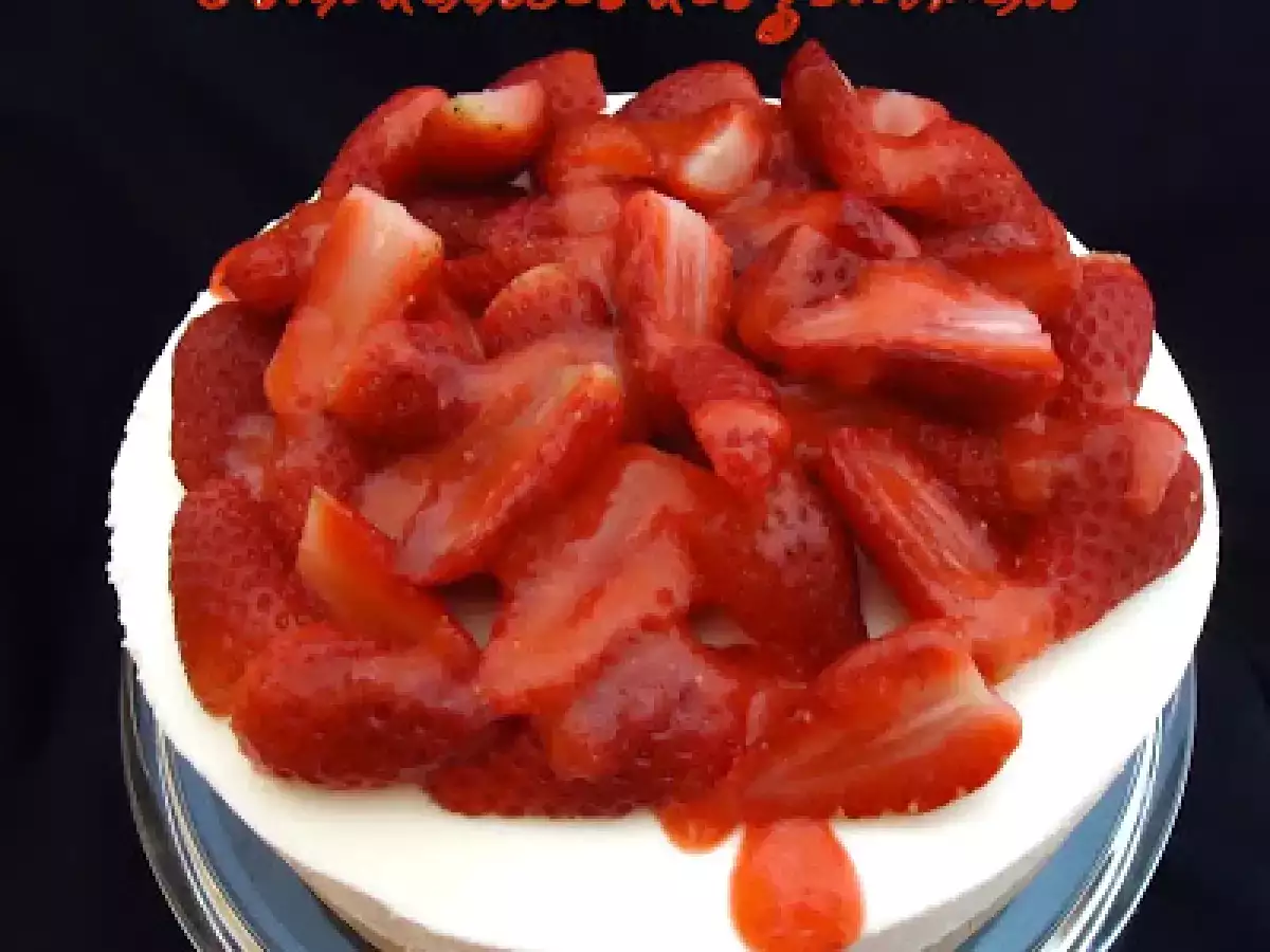 CHEESECAKE AU CHOCOLAT BLANC ET AUX FRAISES - photo 3