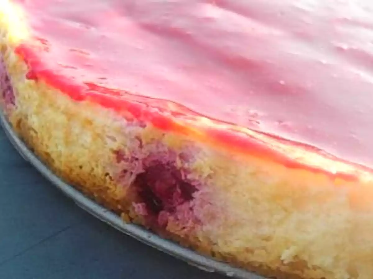 Cheesecake au Chocolat Blanc et Framboises