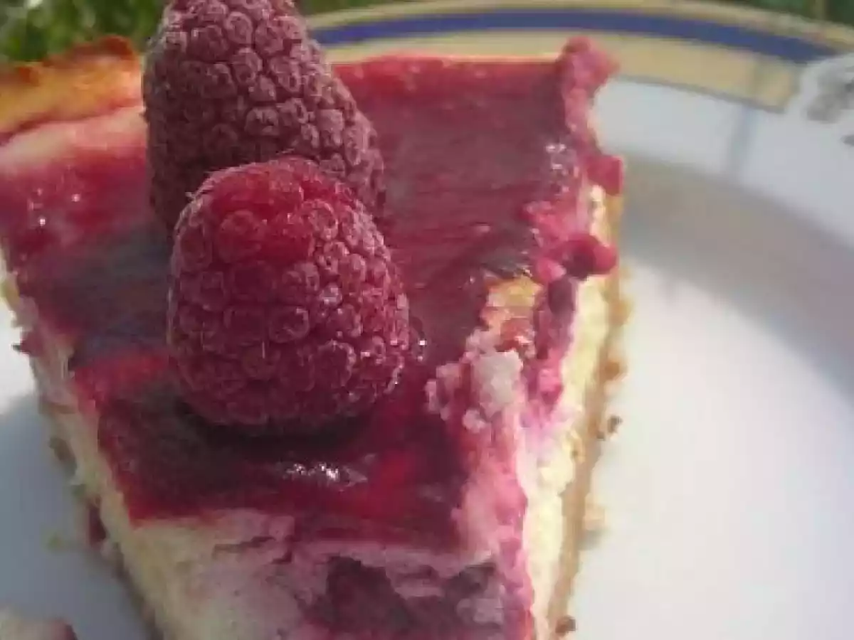 Cheesecake au Chocolat Blanc et Framboises - photo 2