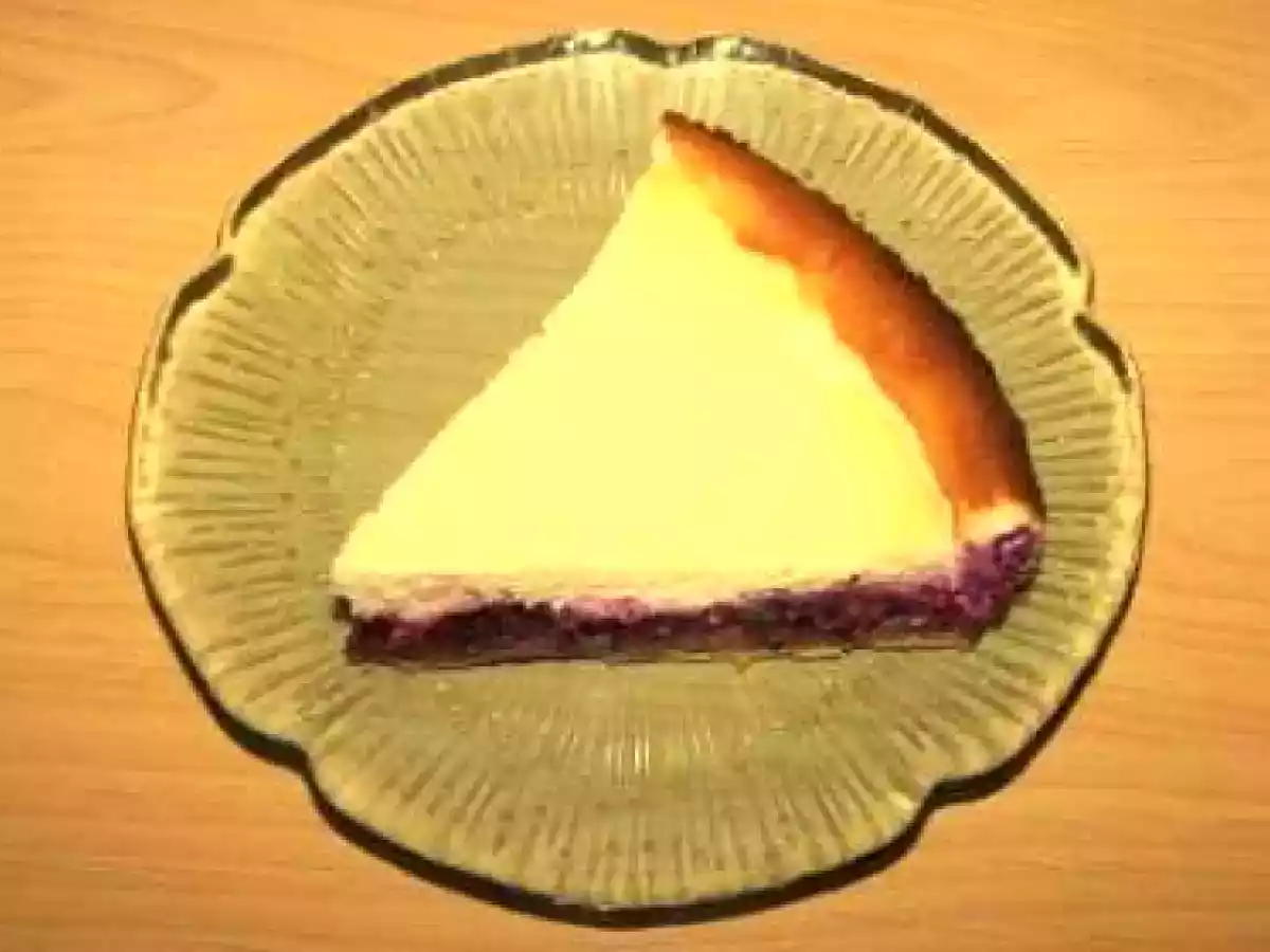 Cheesecake au citron et myrtilles