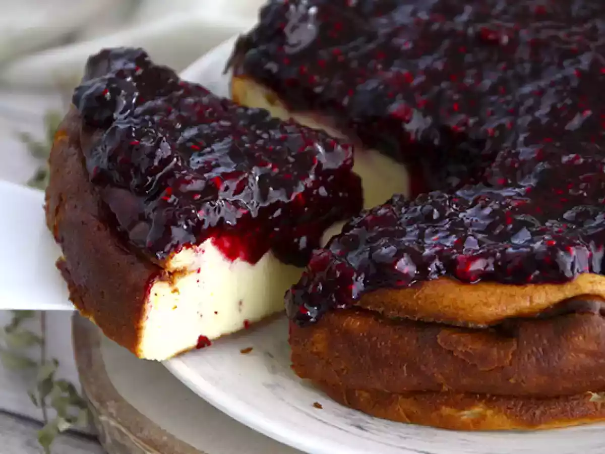 Cheesecake au lait concentré sucré et sa compotée de fruits rouges - photo 2
