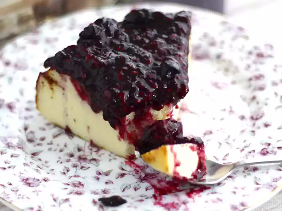 Cheesecake au lait concentré sucré et sa compotée de fruits rouges - photo 4