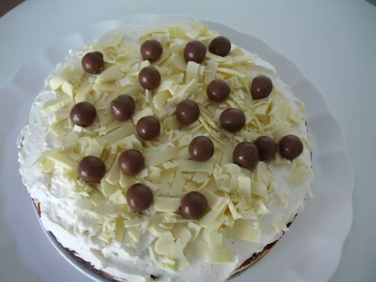 Cheesecake au mascarpone et aux Maltesers