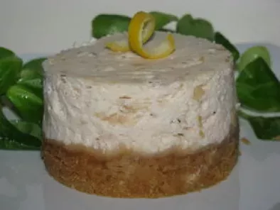 Cheesecake au saumon fumé et aneth