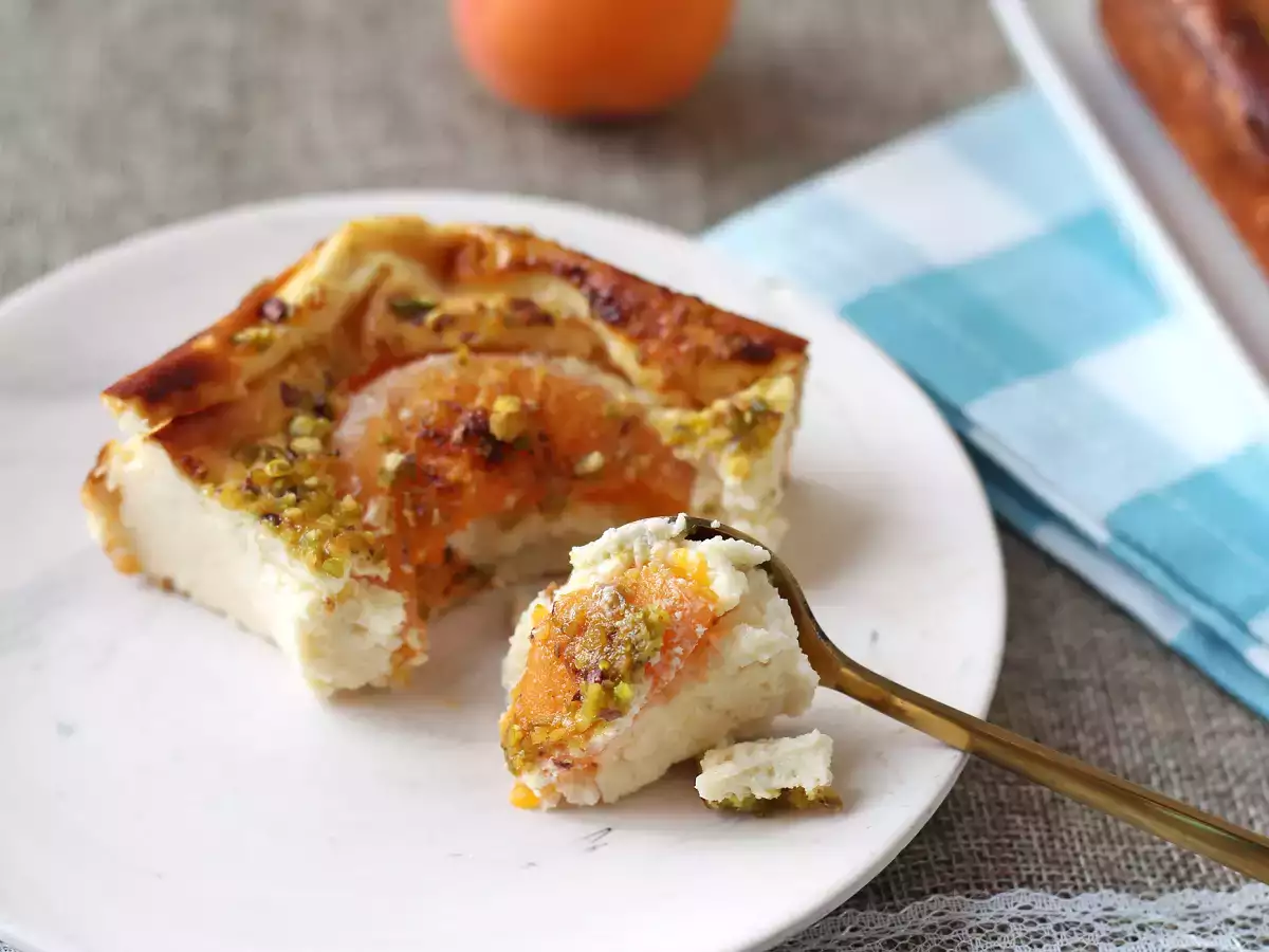 Cheesecake aux abricots fondant - photo 5