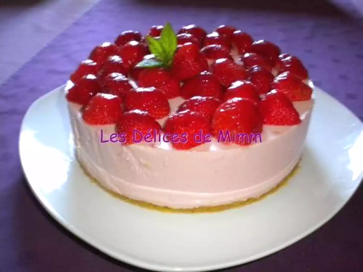 Cheesecake aux fraises