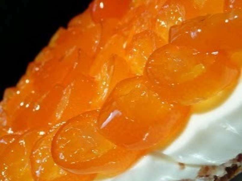 Cheesecake aux kumquats confits. - photo 2