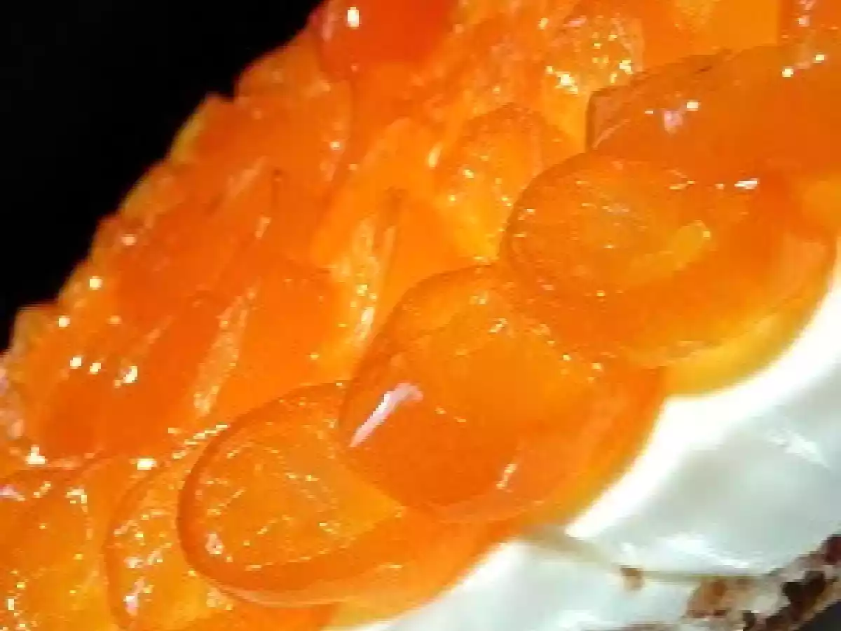 Cheesecake aux kumquats confits. - photo 2