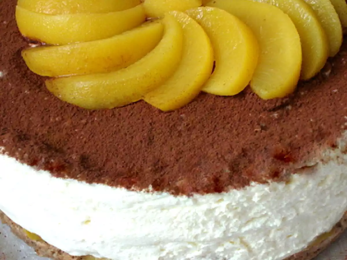 CHEESECAKE AUX PÊCHES - photo 2