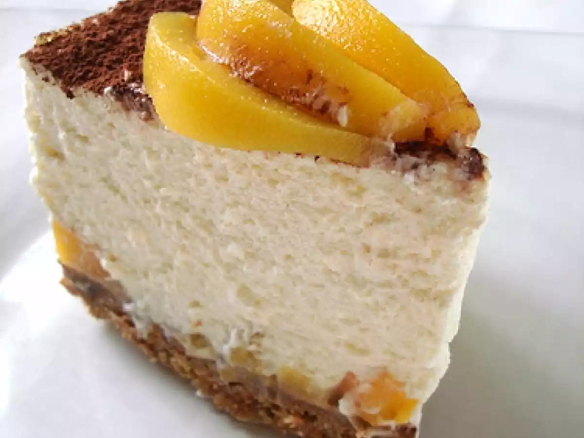 CHEESECAKE AUX PÊCHES - photo 3