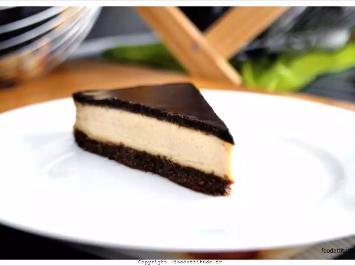 Cheesecake choco-cacahuète
