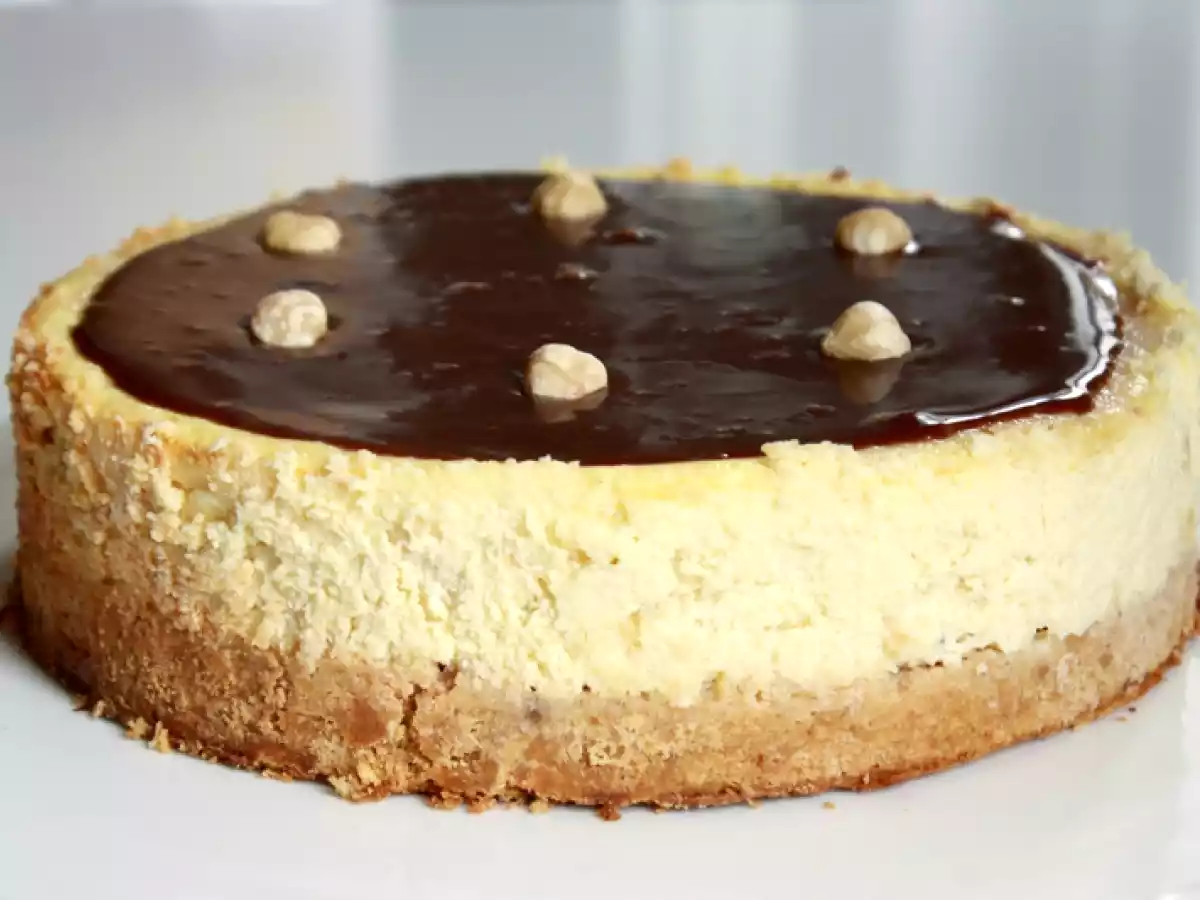 Cheesecake choco-noisettes