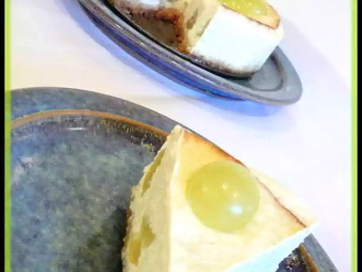 Cheesecake d'automne aux raisins et à la cardamome