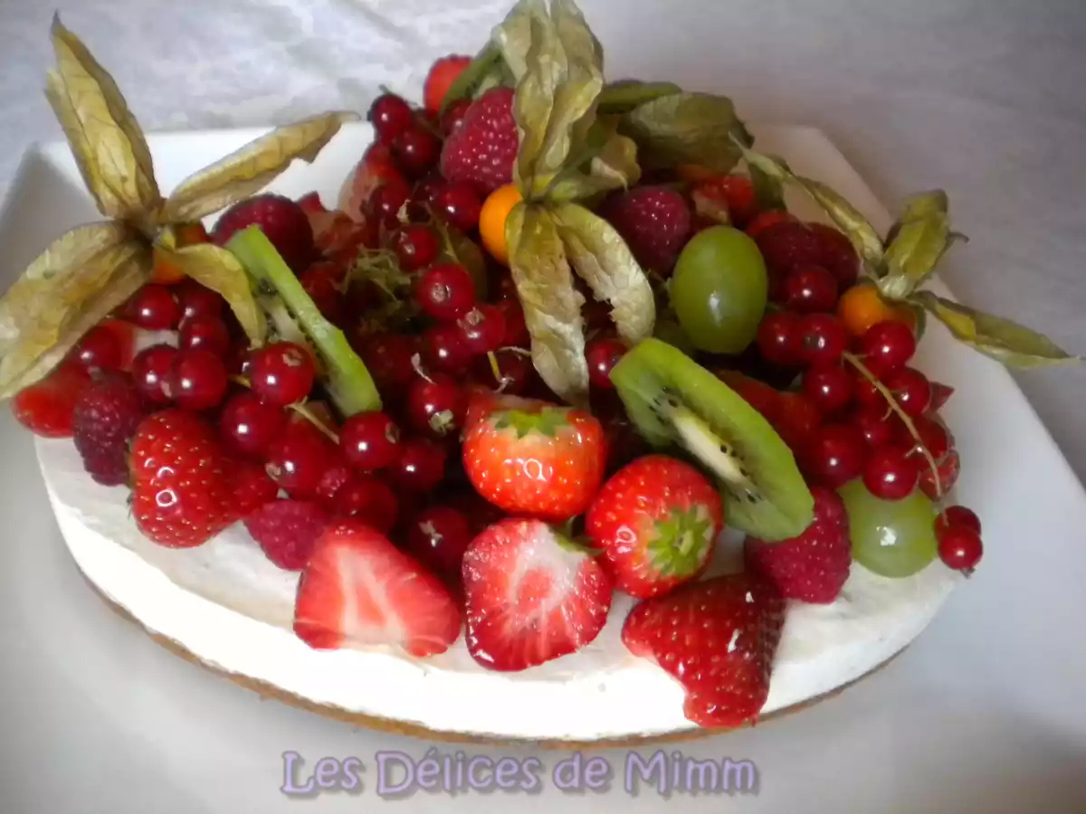Cheesecake en cœur aux fruits frais - photo 4