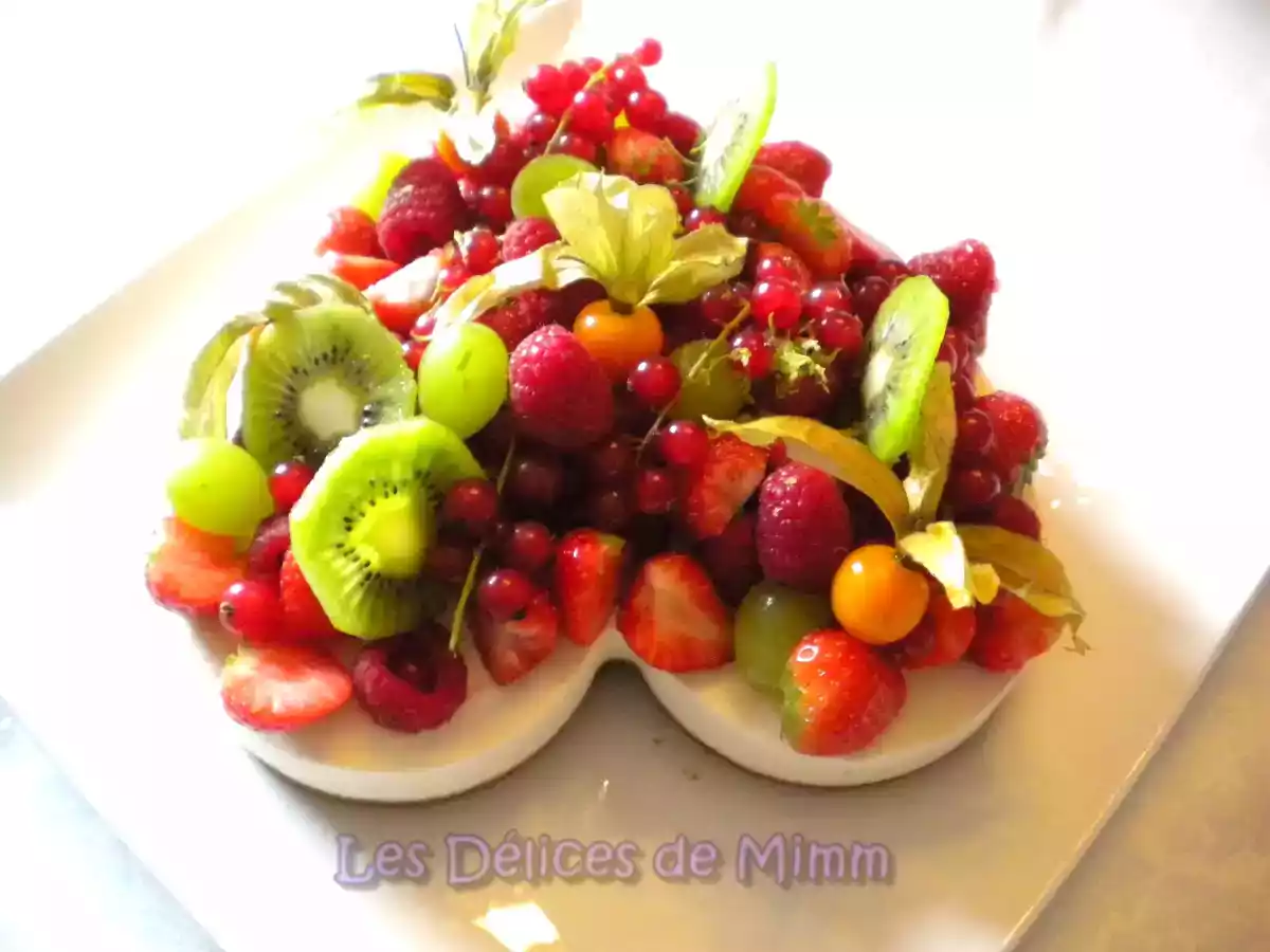 Cheesecake en cœur aux fruits frais - photo 5