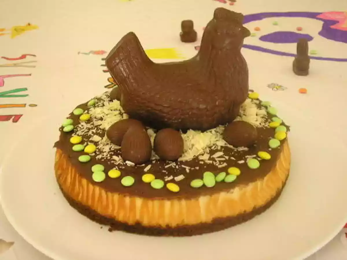 Cheesecake gourmand de Pâques