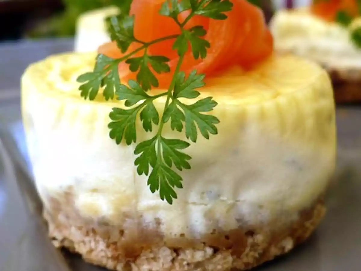 Cheesecake salé au saumon fumé