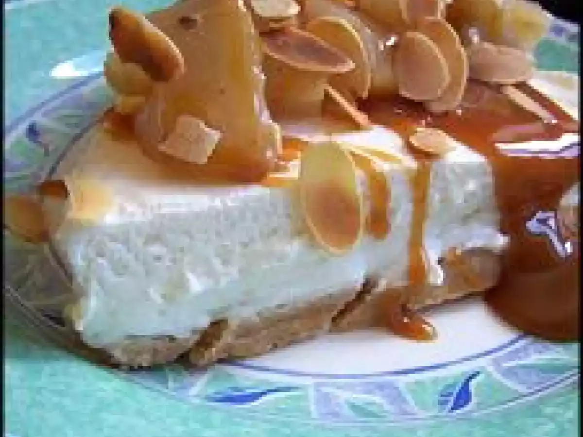 Cheesecake sans cuisson à la confiture de cerises noires