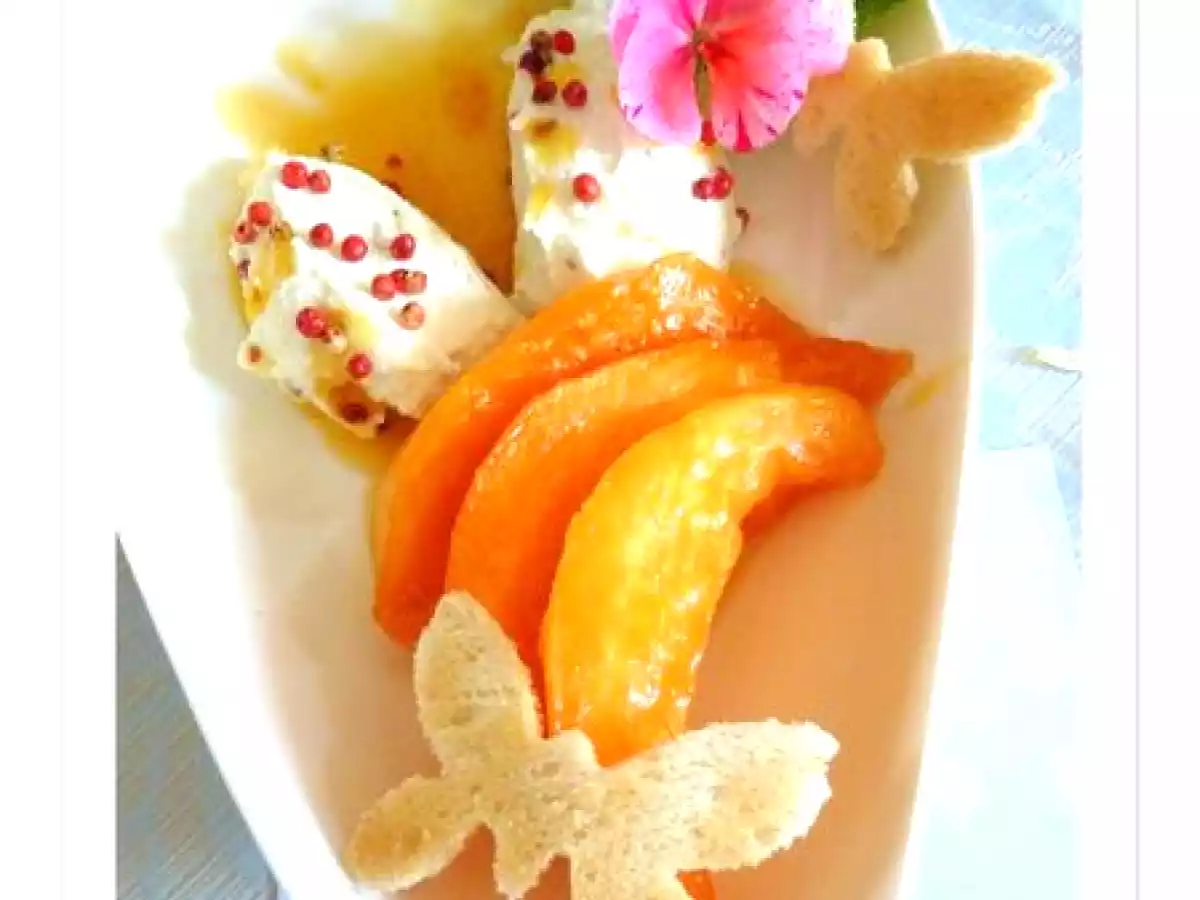 Chèvre au miel et melon