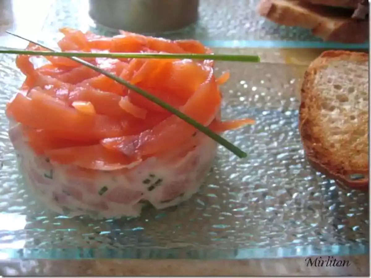 Chic's et fraîches: Les petites timbales aux deux saumons