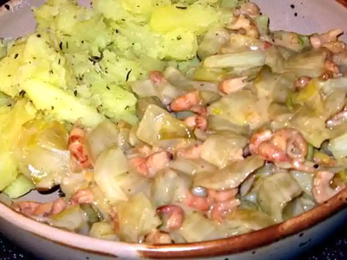 Chicons aux crevettes.