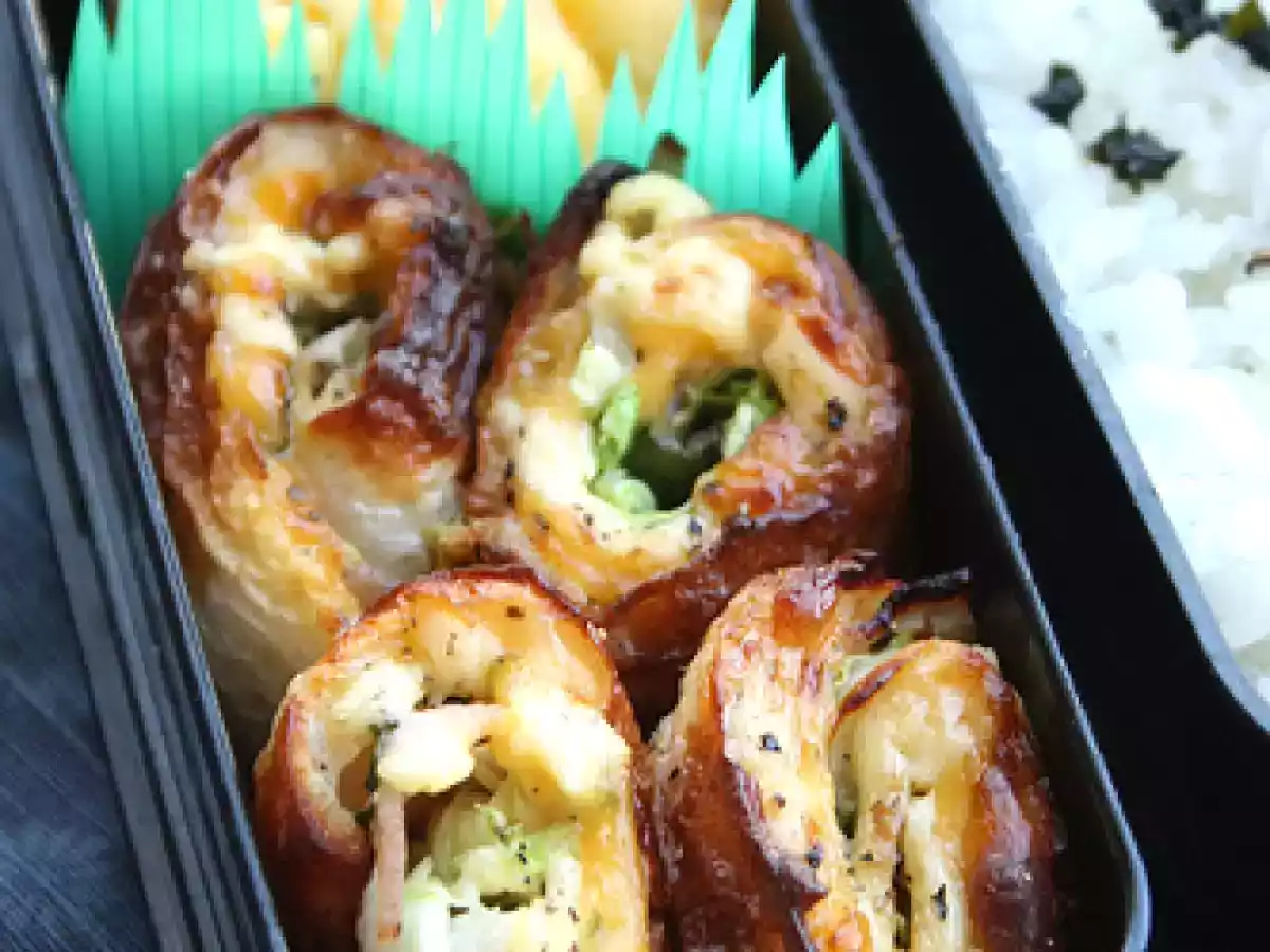 Chikuwa roll bento - et mes photos de levures.