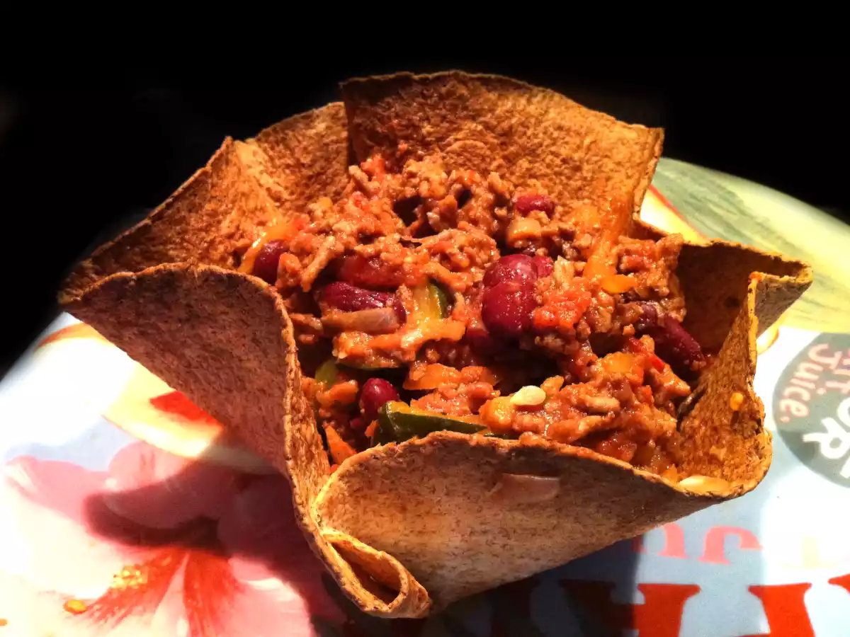 Chili Con Carne 0%MG en bol Tacos !