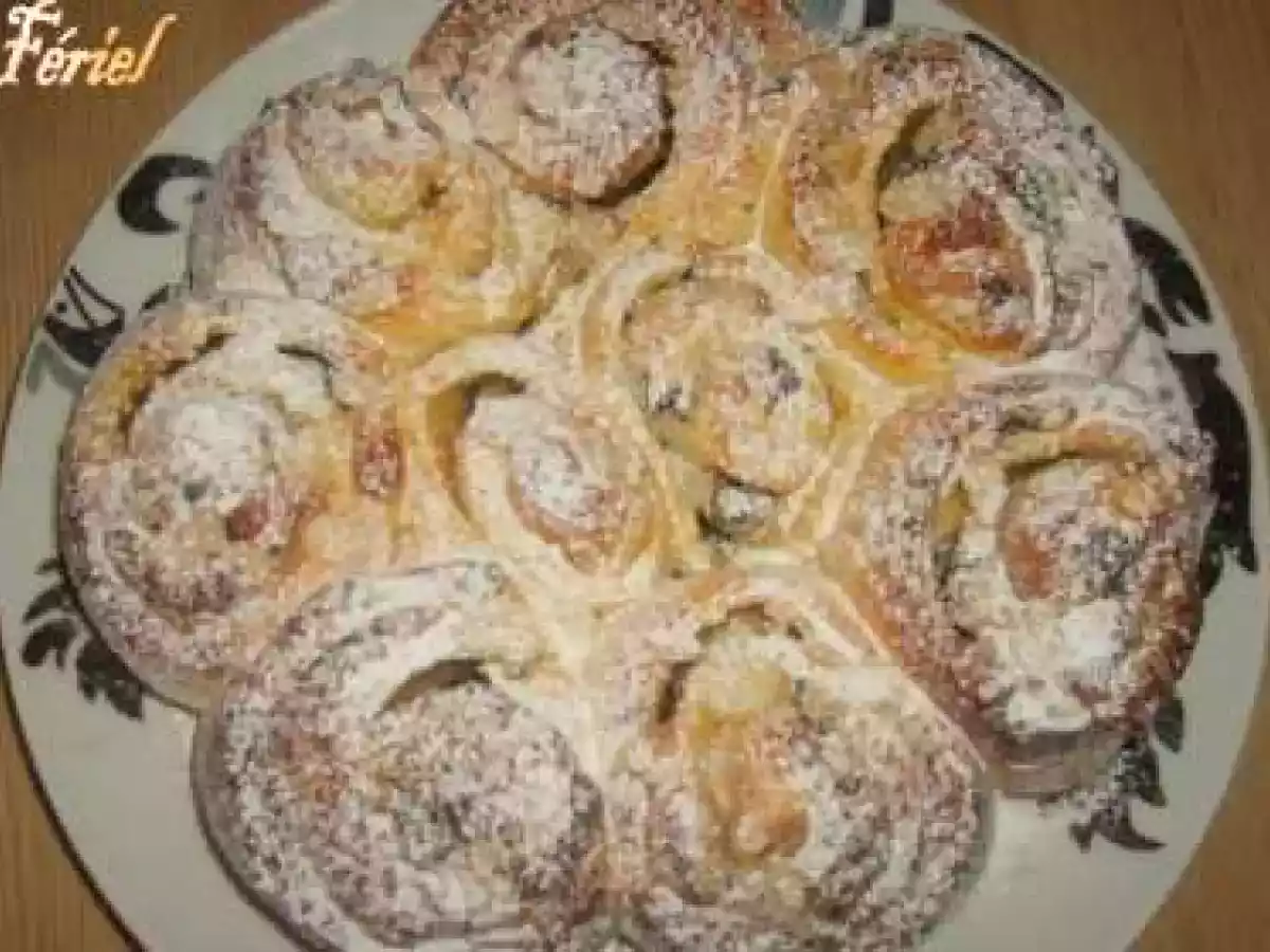 Chinois à la frangipane et aux pépites de chocolat