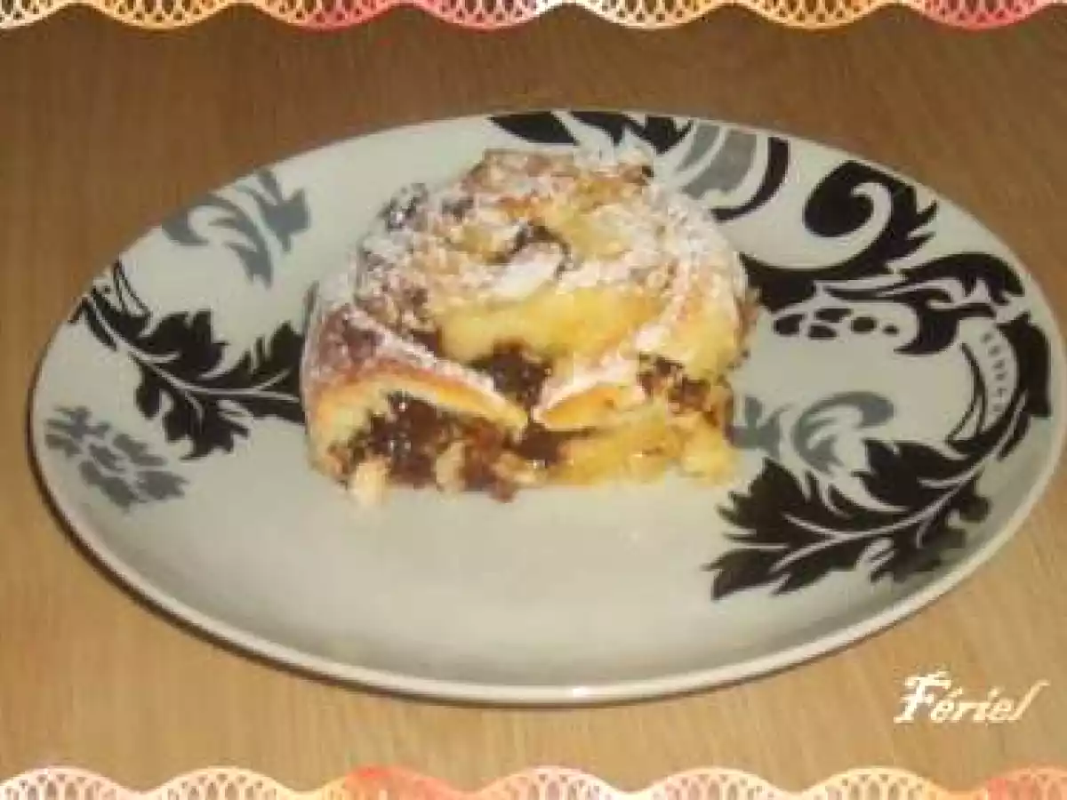 Chinois à la frangipane et aux pépites de chocolat - photo 2