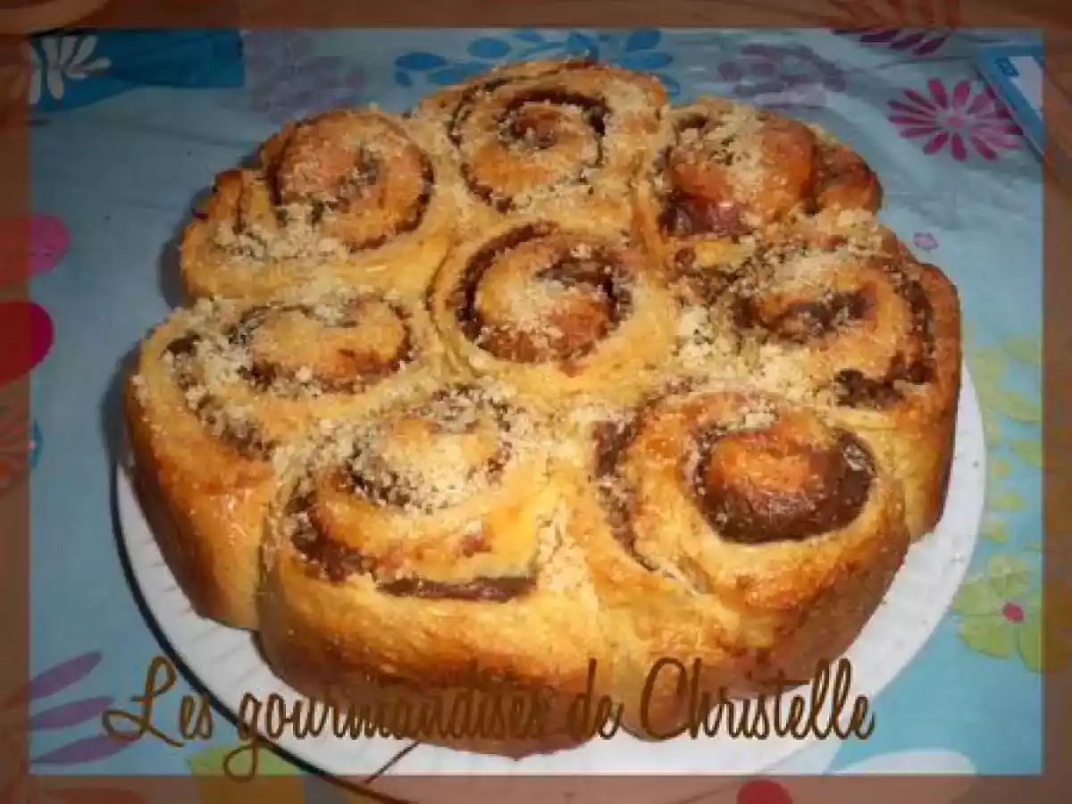 Chinois à la pralinoise et aux noisettes.