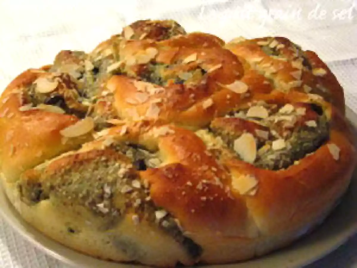 Chinois façon galette des rois, mais à la pistache !