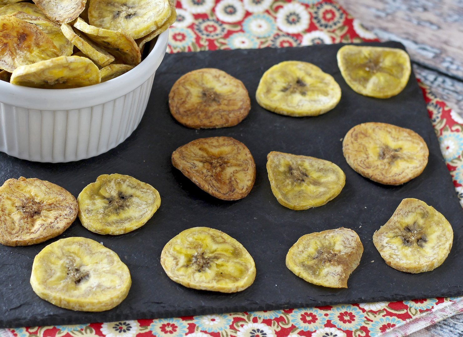 Chips de banane plantain au four Recette Ptitchef