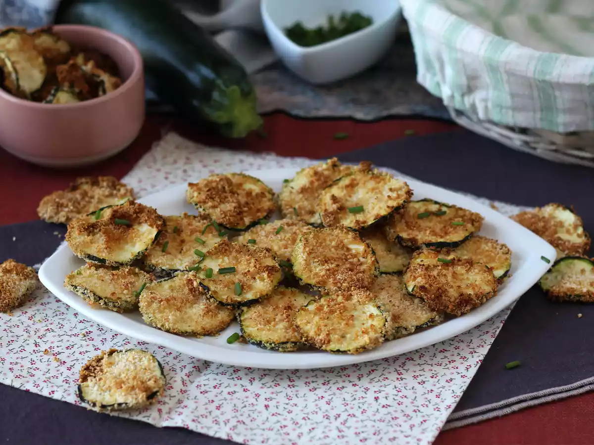 Chips de courgettes au Air Fryer