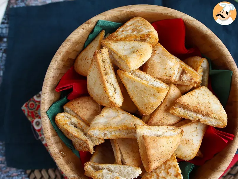Chips de pain pita - recette express